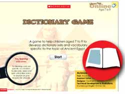 Dictionary game teachers notes