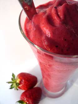 Frozen Raspberry Yogurt