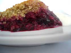 Plum Crumble