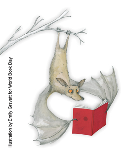 Bat reading for World Book Day